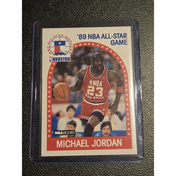1989-90 Hoops All-Star Panels Perforated #21 Michael Jordan - Picture 1 of 2